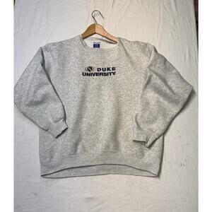 Duke university Champion basic training Sweatshirt. Gray size XL have some stain